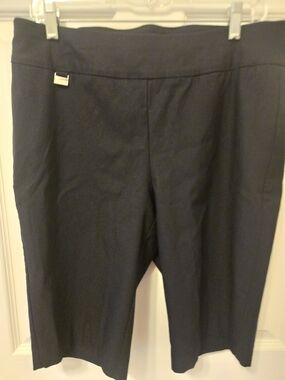 Premise Dark Navy Pull-On Ponte Capris